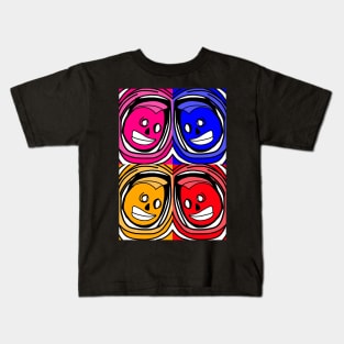 smiley faces Kids T-Shirt